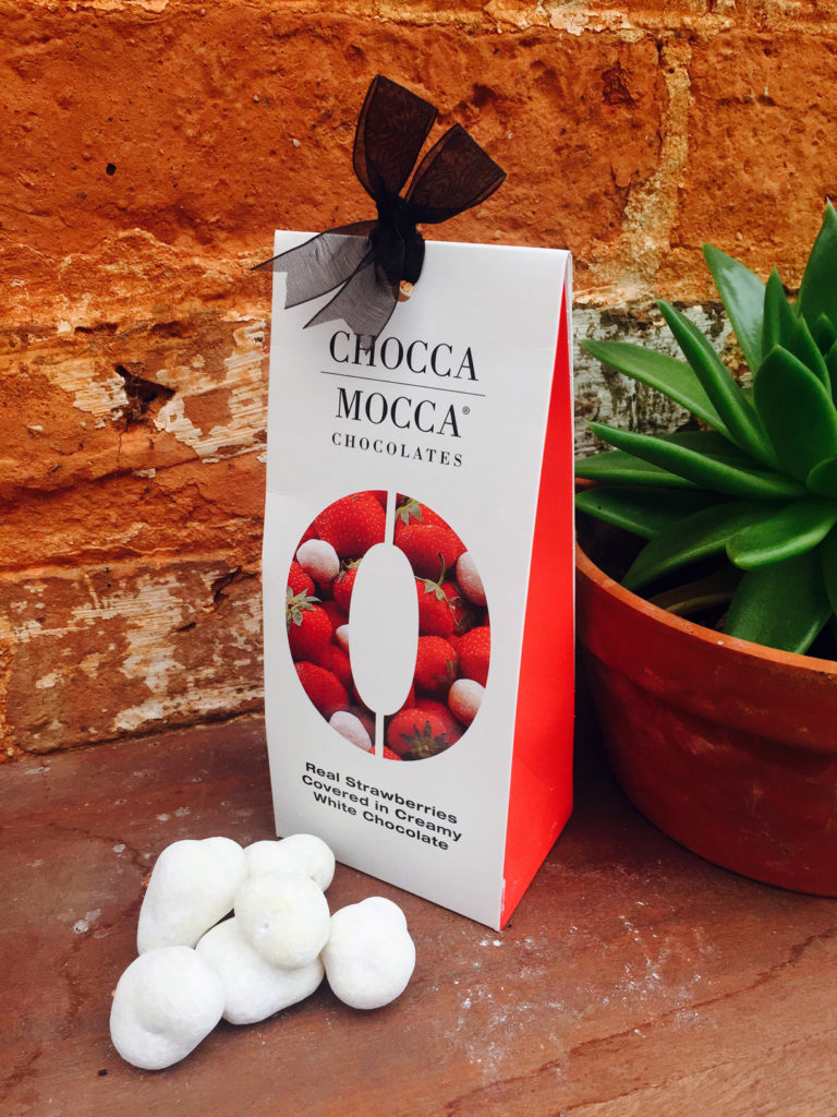 Chocca Mocca Strawberries in creamy white chocolate