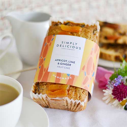 The Simply Delicious Cake Co - Apricot Lime & Ginger Fruit Cake
