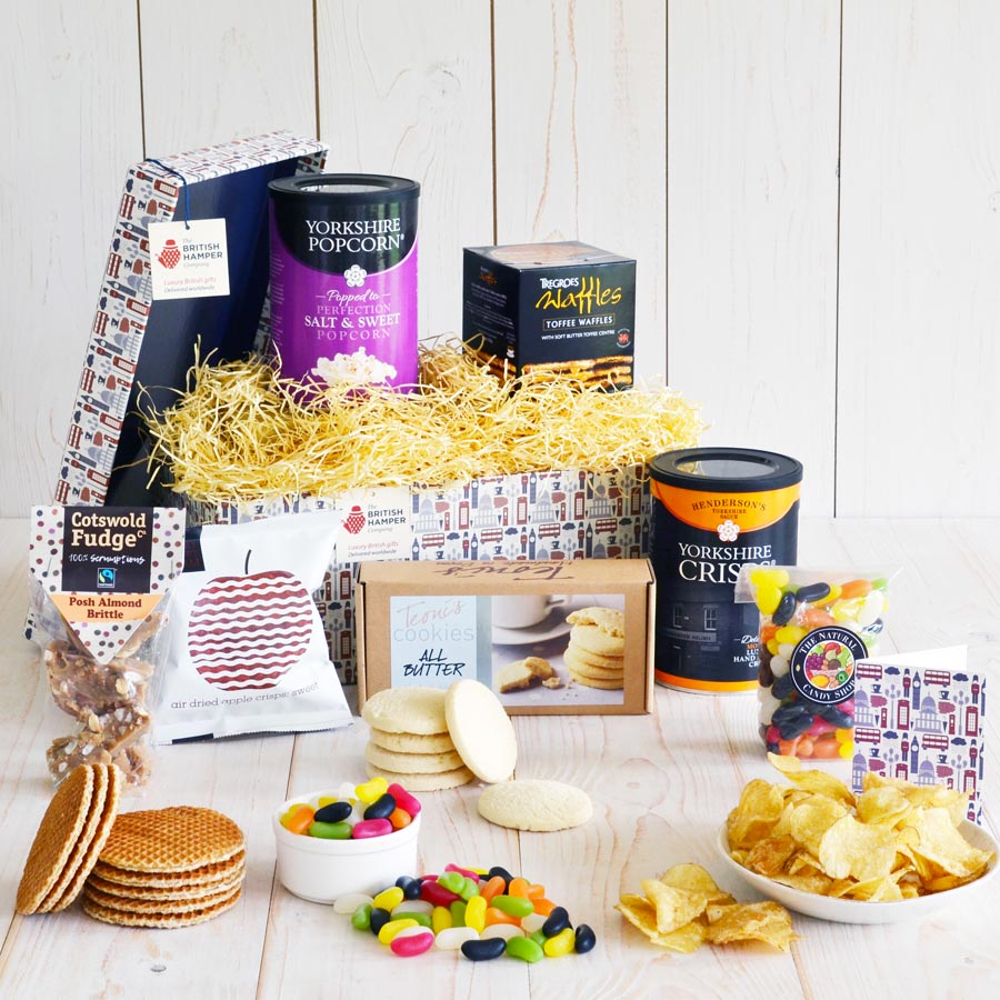 Tuck Box Hamper Lovely Sweet Hampers for kids and Big Kids by The British Hamper Company