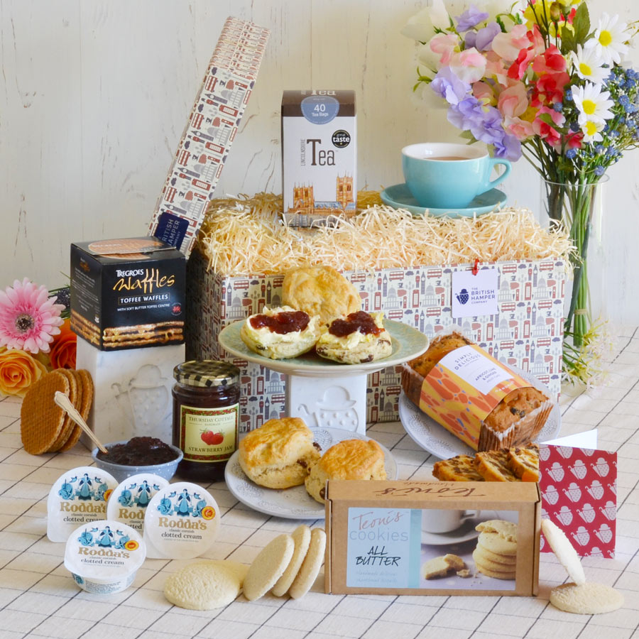 Our Cream Tea Hamper is available for UK wide delivery
