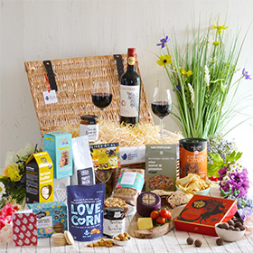 Gluten free Wine and Cheese by the British Hamper Company Gluten Free Gifts for the coeliac in your life