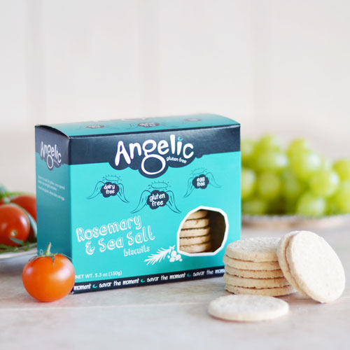 Angelic - Rosemary & Sea Salt Savoury Biscuits