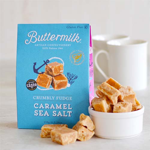Cornish Artisan Confectionery - Caramel Sea Salt Crumbly Fudge