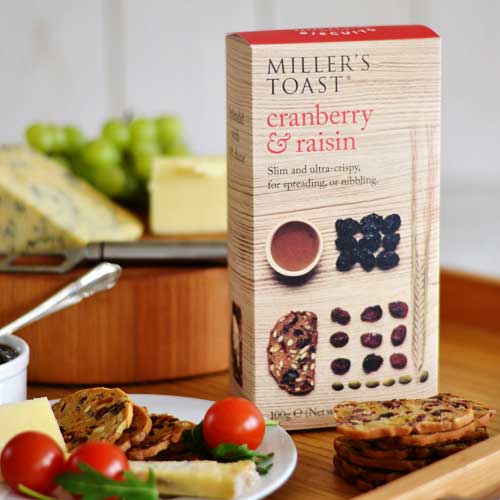 Millers Toast - Cranberry & Raisin
